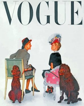 vogue classy women paint by number