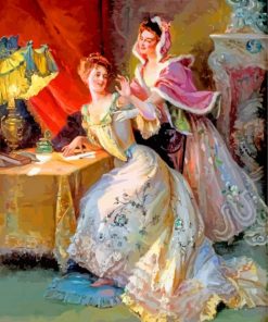 Women By Cesare Auguste Detti paint by number