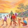 Cricket In The Beach paint by numbers