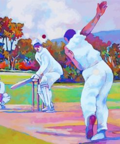 Cricket In The Park Art paint by numbers