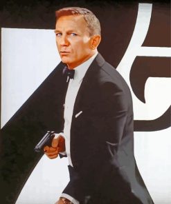 James Bond Paint by numbers - Numeral Paint Kit