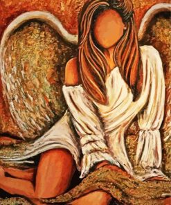 Guardian Angel Lady paint by numbers