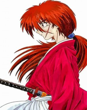 Kenshin Himura paint by numbers