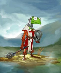 Kermit The Sad Warrior paint by numbers