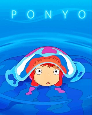 Ponyo Goldfish paint by numbers