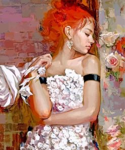 Aesthetic Ginger paint by numbers