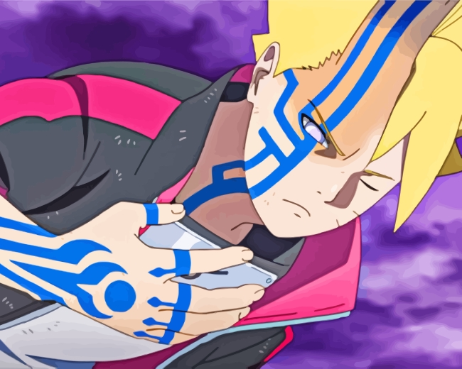 Boruto Naruto Anime Paint By Numbers - Numeral Paint Kit