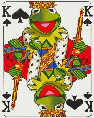  King Kermit paint by numbers