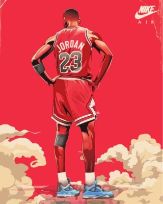 Michael Jordan Player paint by numbers