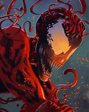 Carnage Illustration paint by nummbers