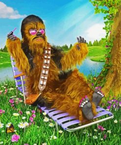 Chewbacca Star Wars Movie Character Paint By Numbers 