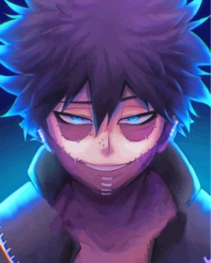 Dabi My Hero Academia Art Paint By Numbers - Numeral Paint Kit