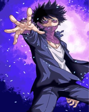 Dabi My Hero Academia Paint By Numbers - Numeral Paint Kit