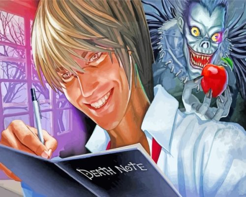 Death Note Anime paint by numbers