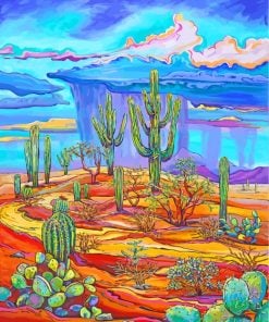 Desert Art paint by numbers
