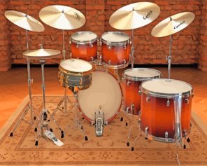 Jazz Drums Paint by numbers