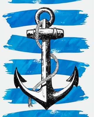 Marine Anchor paint by numbers