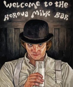 Aesthetic Clockwork orange paint by numbers