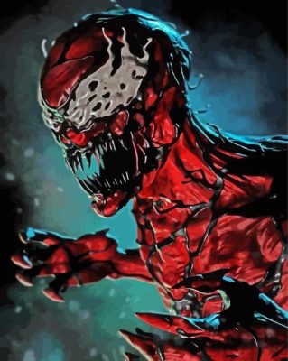 Carnage The Supervillain paint by numbers