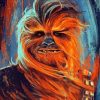 Aesthetic Chewbacca Star Wars paint by numbers