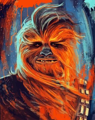 Aesthetic Chewbacca Star Wars Paint By Numbers - Numeral Paint Kit