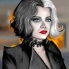 Gothic Cruella paint by numbers