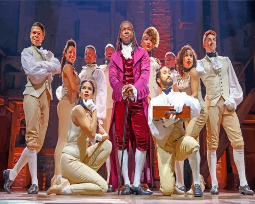 The Stage Play Hamilton Paint By Numbers - Numeral Paint Kit