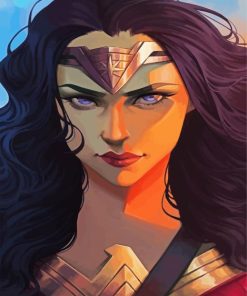 wonder woman - Paint by numbers - Numeral Paint