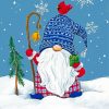 Christmas Gnome paint by numbers