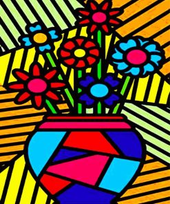 Aesthetic Colorful Flowers paint by numbers