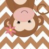 Aesthetic Cute Monkey panels paint by numbers