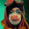 Rebel Girl paint by numbers