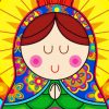 Virgencita Plis Art panels paint by numbers