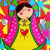 Virgencita Plis paint by numbers