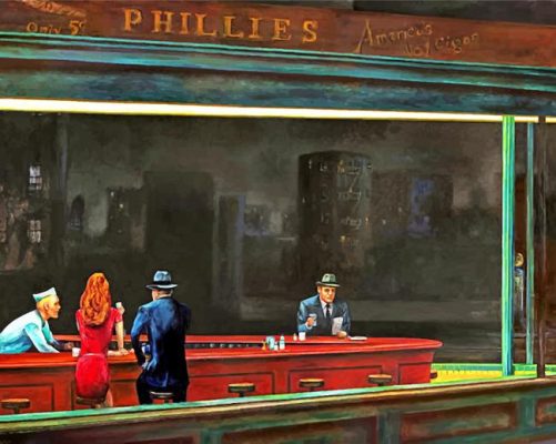 Late Dinner Nighthawks Paint By Numbers