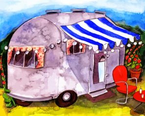 Airstream art paint by numbers