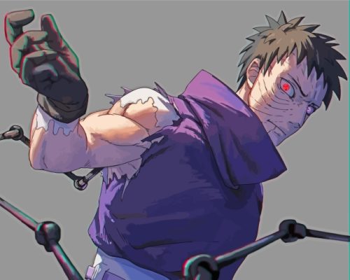 Anime Obito Uchiha paint by numbers