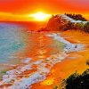 Antigua Island At Sunset paint by numbers