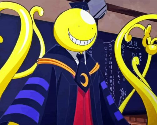 Assassination classroom teacher paint by numbers