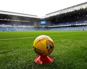 Ball in Ibrox stadium paint by number