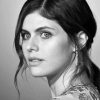Black And White Alexandra Daddario paint by numbers