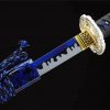 Blue Katana paint by numbers