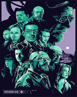 Breaking Bad Characters Paint by numbers