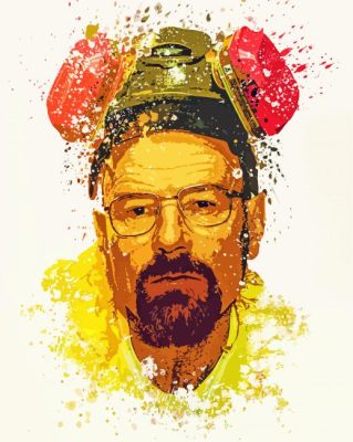 Breaking Bad Walter White Art paint by numbers