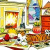 Calvin And Hobbes Adventure paint by numbers