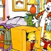 Calvin And Hobbes Cartoon paint by numbers