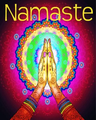 Chakra Namaste paint by numbers