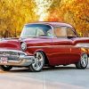 Classic 57 Chevy paint by numbers