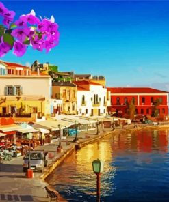Crete Greece paint by numbers