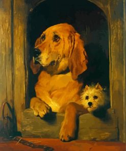 Dignity and Impudence by edwin landseer paint by numbers